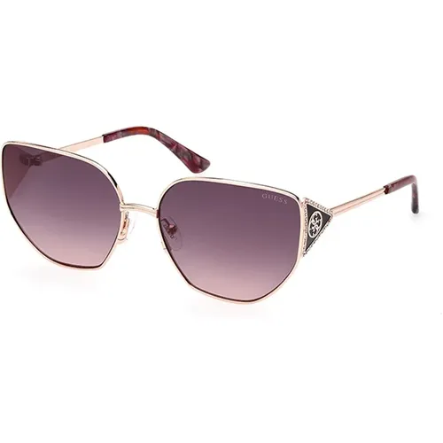 Golden Brilliance Sunglasses Grey Gradient , female, Sizes: 60 MM - Guess - Modalova