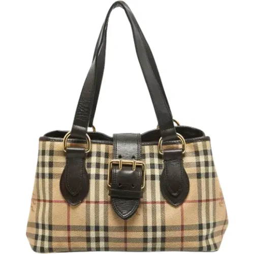 Pre-owned Leather totes , female, Sizes: ONE SIZE - Burberry Vintage - Modalova