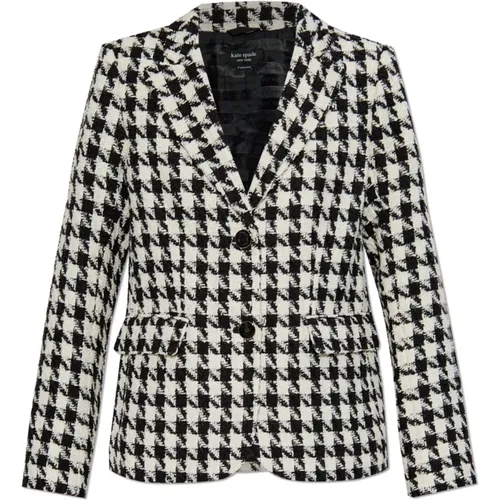 Blazer mit Pepita-Muster , Damen, Größe: S - Kate Spade - Modalova