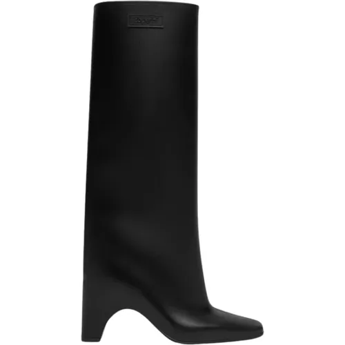 Italian Rubber Boots with Block Heel , female, Sizes: 6 UK, 4 UK, 7 UK, 5 UK - Coperni - Modalova