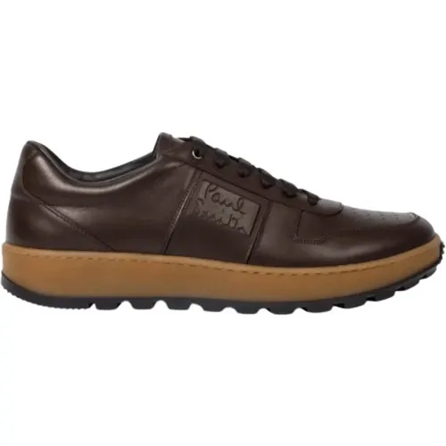 Dark Leather Filoni Trainers , male, Sizes: 10 UK, 8 UK, 6 UK - PS By Paul Smith - Modalova