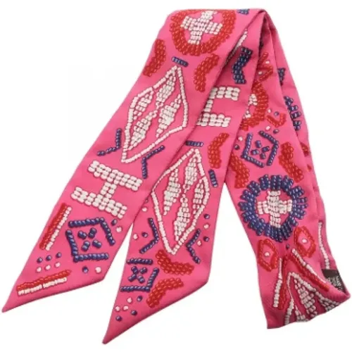 Pre-owned Silk scarves , female, Sizes: ONE SIZE - Hermès Vintage - Modalova