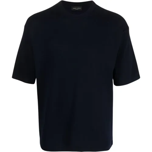 Casual Men's T-shirt Girocollo MC , male, Sizes: XL, M - Roberto Collina - Modalova