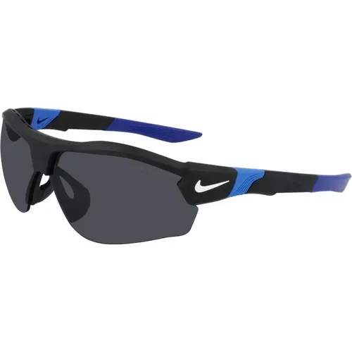 Schwarze Sonnenbrille mit elegantem Design , Herren, Größe: ONE Size - Nike - Modalova