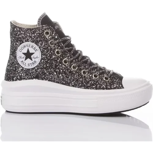 Handgefertigte Schwarze Sneakers für Frauen , Damen, Größe: 37 EU - Converse - Modalova