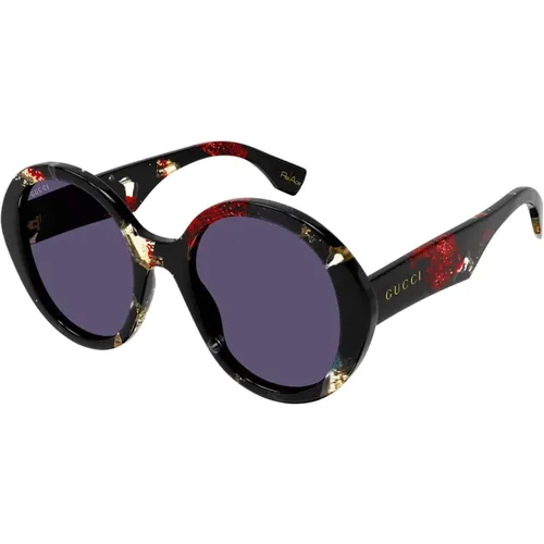 Black Sunglasses for Women , female, Sizes: 54 MM - Gucci - Modalova