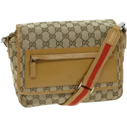 Pre-owned Canvas gucci-bags , female, Sizes: ONE SIZE - Gucci Vintage - Modalova