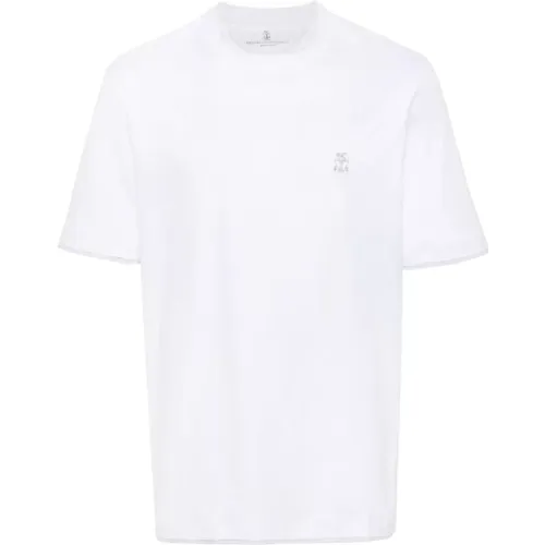T-shirts and Polos - Girocollo M/L , male, Sizes: 2XL, XL - BRUNELLO CUCINELLI - Modalova