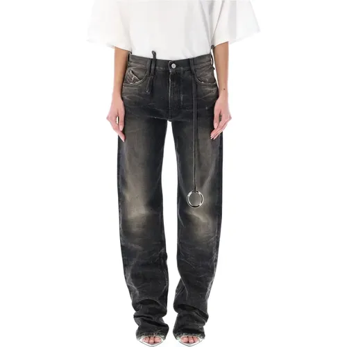 Denim Jeans mit Ringdetail , Damen, Größe: W25 - The Attico - Modalova