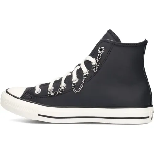 Schwarze High-Top-Sneaker für Damen , Damen, Größe: 37 EU - Converse - Modalova