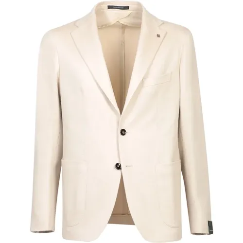 Weiße Cashmere-Blazer Eleganter Stil - Tagliatore - Modalova