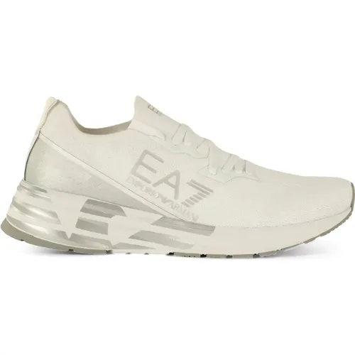 Crusher Istance Fabric Sneakers , male, Sizes: 9 1/2 UK, 8 1/2 UK, 9 UK, 10 UK, 6 UK, 7 1/2 UK, 8 UK, 7 UK - Emporio Armani EA7 - Modalova