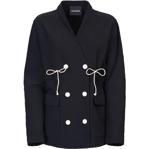 Stylish Midnight Jacket , male, Sizes: L, M, XS, S - Takaturna - Modalova