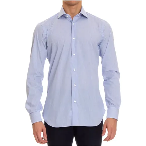 Tailored Cotton Poplin Shirt , male, Sizes: M, 4XL - Barba - Modalova