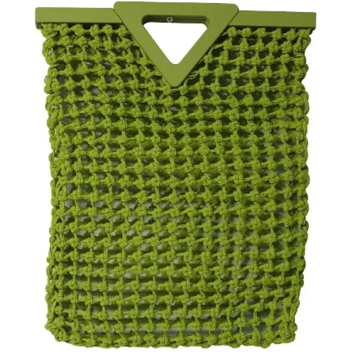 Unique and Spacious Pre-owned Macramé Tote , female, Sizes: ONE SIZE - Bottega Veneta Vintage - Modalova