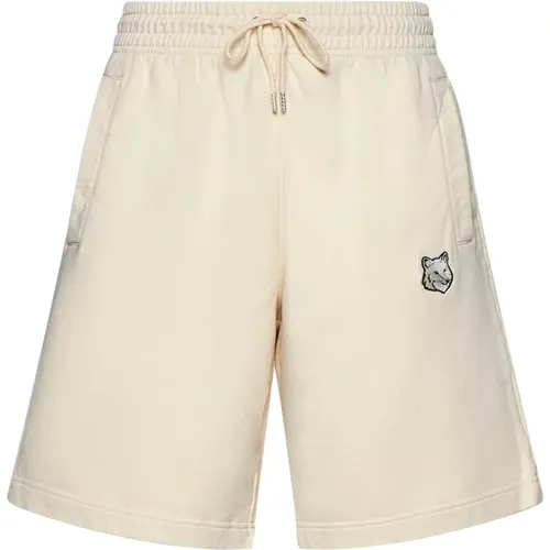 Stylish Shorts for Men , male, Sizes: L, M, S - Maison Kitsuné - Modalova