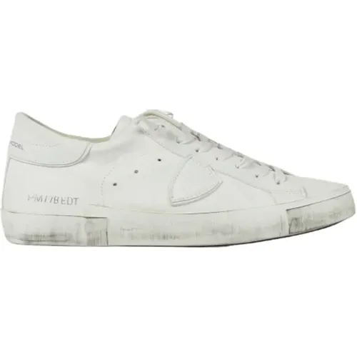 Paris X Sneaker in Leather and Suede , male, Sizes: 10 UK - Philippe Model - Modalova