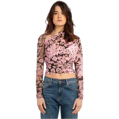 Long Sleeve Tops , Damen, Größe: M - pinko - Modalova