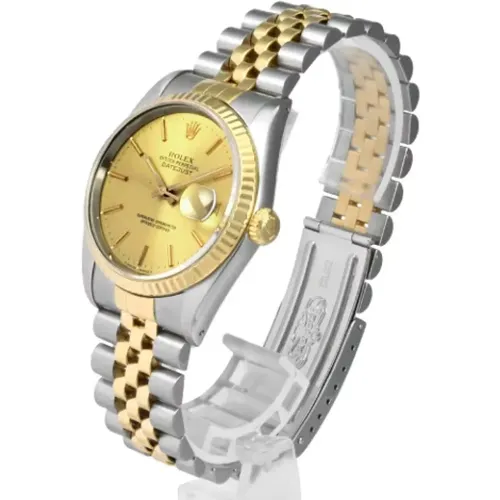 Pre-owned Stainless Steel watches , female, Sizes: ONE SIZE - Rolex Vintage - Modalova