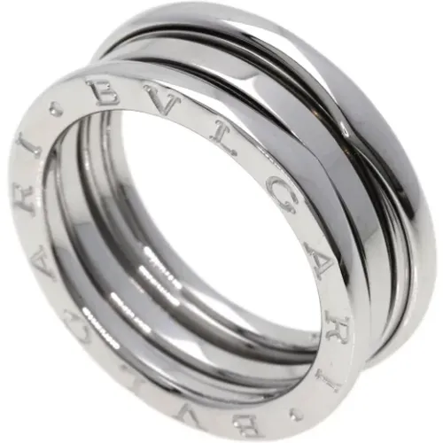 Pre-owned White Gold rings , female, Sizes: ONE SIZE - Bvlgari Vintage - Modalova