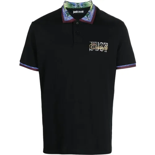 Schwarze Polo Shirt Kollektion - Just Cavalli - Modalova