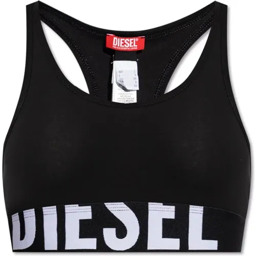 Bra Ufsb-Cotton-Race-Bralette , Damen, Größe: 2XS - Diesel - Modalova