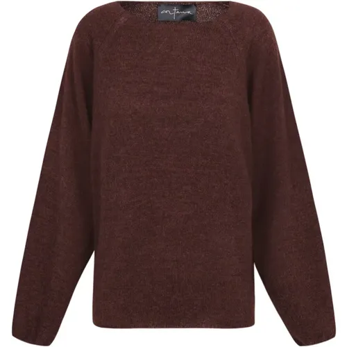 Soft Pink Alpaca Merino Sweater , female, Sizes: L, M, S - Cortana - Modalova