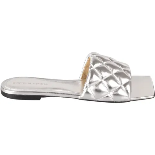 Luxury Leather Sliders for Women , female, Sizes: 2 1/2 UK, 3 UK, 3 1/2 UK - Bottega Veneta - Modalova