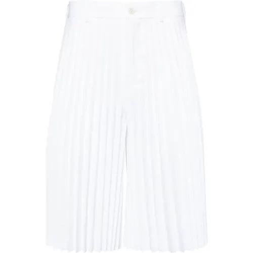 Pleat Detail Shorts , male, Sizes: M, L - Comme des Garçons - Modalova