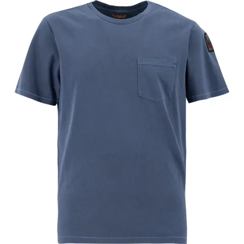 Essential Cotton T-Shirt with Pocket , female, Sizes: M, L - Parajumpers - Modalova