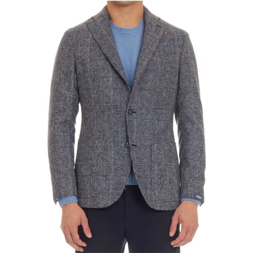 MultiColour Jacket Three Button Style , male, Sizes: L, M, XL, 2XL - Barba - Modalova