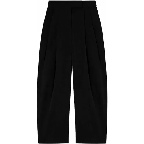 Weite Schwarze Hose , Damen, Größe: M - pinko - Modalova