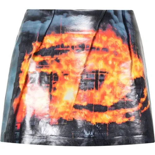 Womens Clothing Skirts Black Ss24 , female, Sizes: M, S - Diesel - Modalova