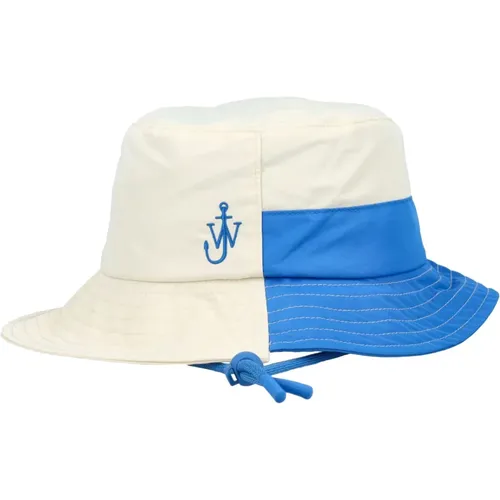 Colorblock Bucket Hat with Asymmetric Brim , unisex, Sizes: S/M - JW Anderson - Modalova