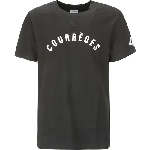 Printed T-Shirt , male, Sizes: L - Courrèges - Modalova