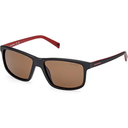 Polarized Sunglasses Brown Lens , male, Sizes: 57 MM - Skechers - Modalova