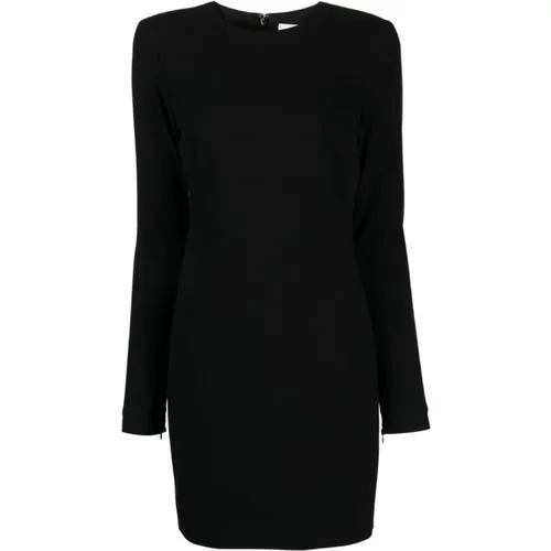 Wool Blend Dress with Stretch Design , female, Sizes: 2XS - Victoria Beckham - Modalova