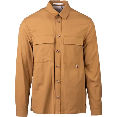 Overshirt Adds Style to Casual Outfits , male, Sizes: L, S - Paolo Pecora - Modalova
