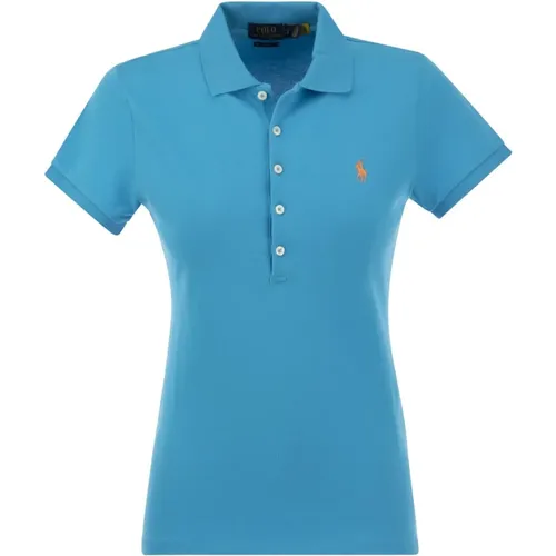 Sportlich Elegantes Baumwoll-Polo-Shirt , Damen, Größe: S - Ralph Lauren - Modalova