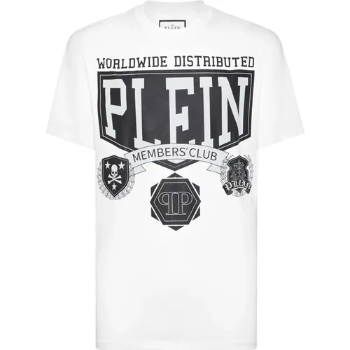 Herren Casual T-Shirt , Herren, Größe: 2XL - Philipp Plein - Modalova