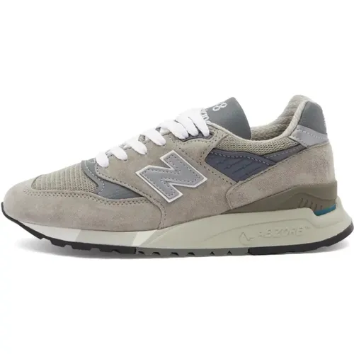 Gr - Made in USA Grau-40 1/2 , Herren, Größe: 40 1/2 EU - New Balance - Modalova