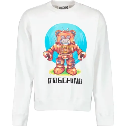 Teddy Robot Sweatshirt , Herren, Größe: XS - Moschino - Modalova