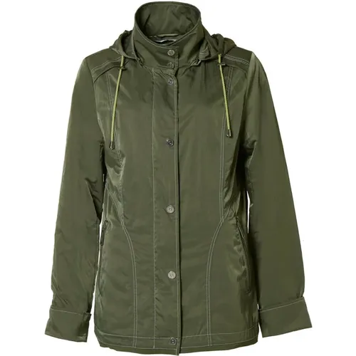 Stylish Jacket with Hood and Pockets , female, Sizes: 3XL, L - Danwear - Modalova