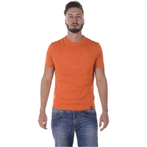 Casual T-Shirt Sweatshirt , Herren, Größe: S - Armani Jeans - Modalova