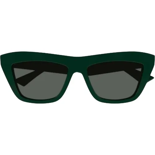 Grüne Schmetterlingssonnenbrille - Bottega Veneta - Modalova