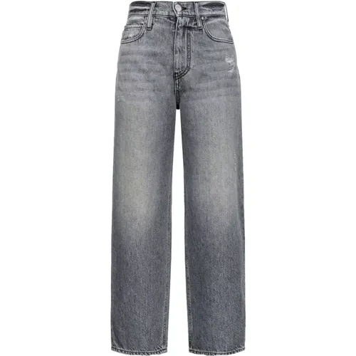 Baumwoll Leinen Jeans , Damen, Größe: W28 - pinko - Modalova