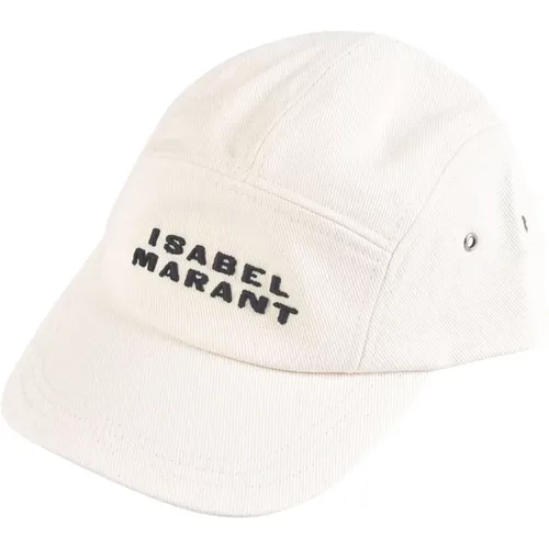 Womens Accessories Hats Caps Ecru/black Aw23 , female, Sizes: 59 CM, 57 CM - Isabel marant - Modalova