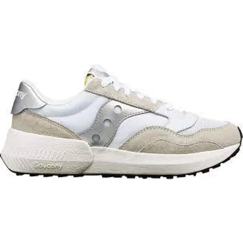 Weiß/Silber Jazz NXT Sneakers , Damen, Größe: 39 1/2 EU - Saucony - Modalova