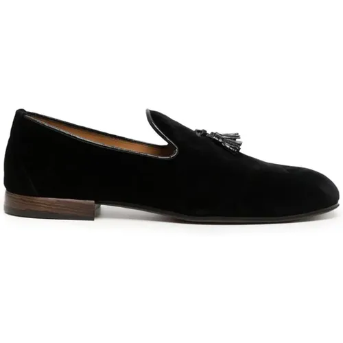 Velvet Tassel Slip-On Shoes , male, Sizes: 8 1/2 UK - Tom Ford - Modalova