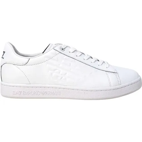 Lace-Up Sneakers with 3cm Heel , male, Sizes: 10 UK - Emporio Armani EA7 - Modalova